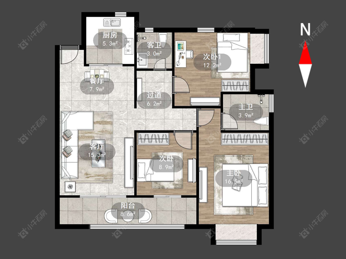 常州牡丹招商公园学府在售二手房_小牛看房