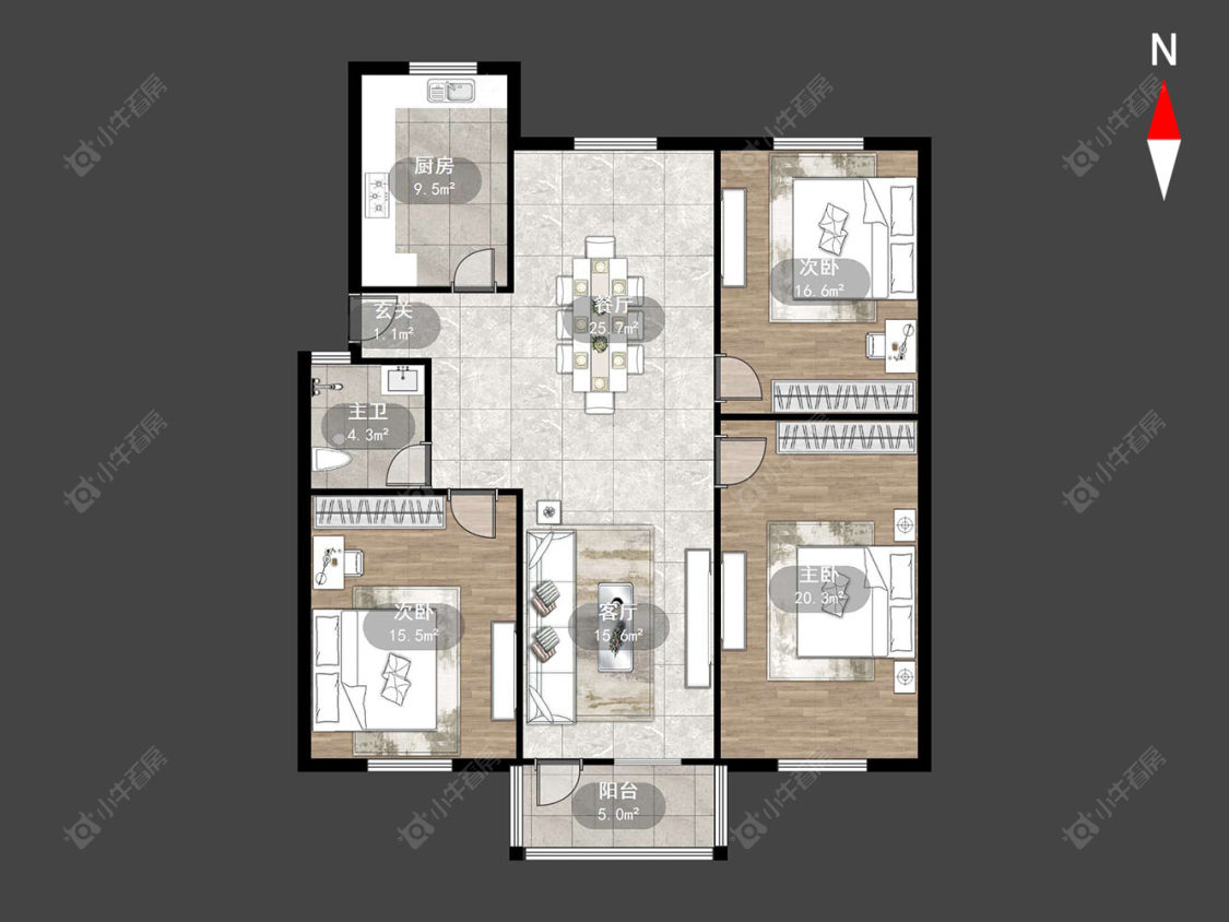 常州古方新村在售二手房源户型图_小牛看房