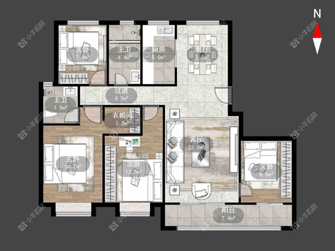 常州龙城金茂府西区在租房源_小牛看房