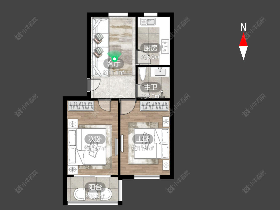 常州朝阳三村在售二手房源户型图_小牛看房