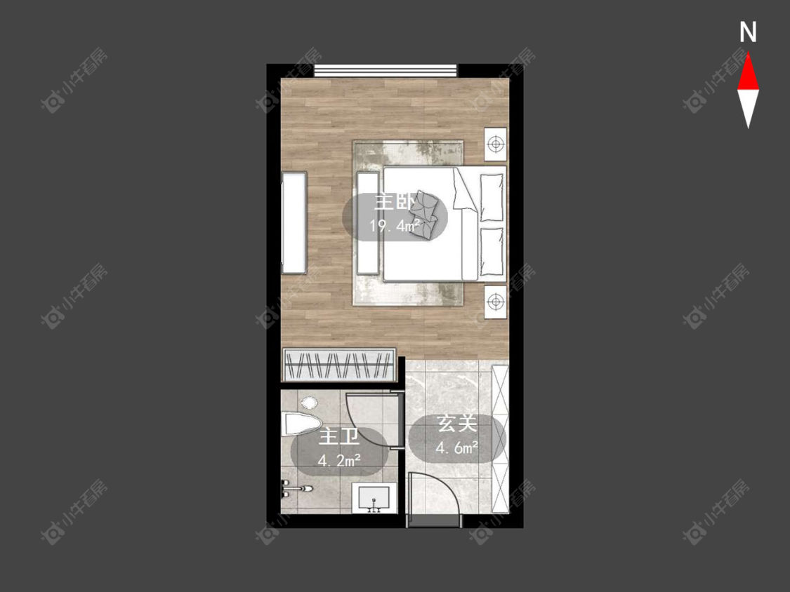 常州宝龙城市广场在售二手房源室内图_小牛看房