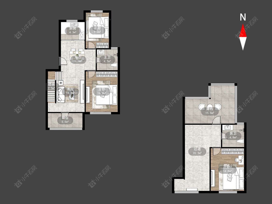 常州锦阳花苑在售二手房源户型图_小牛看房