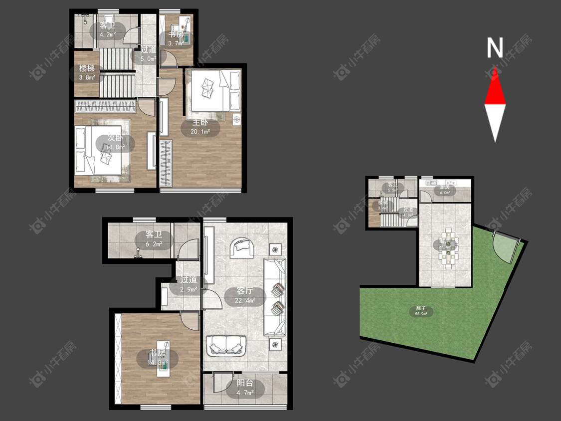 常州新中村委在售二手房源户型图_小牛看房