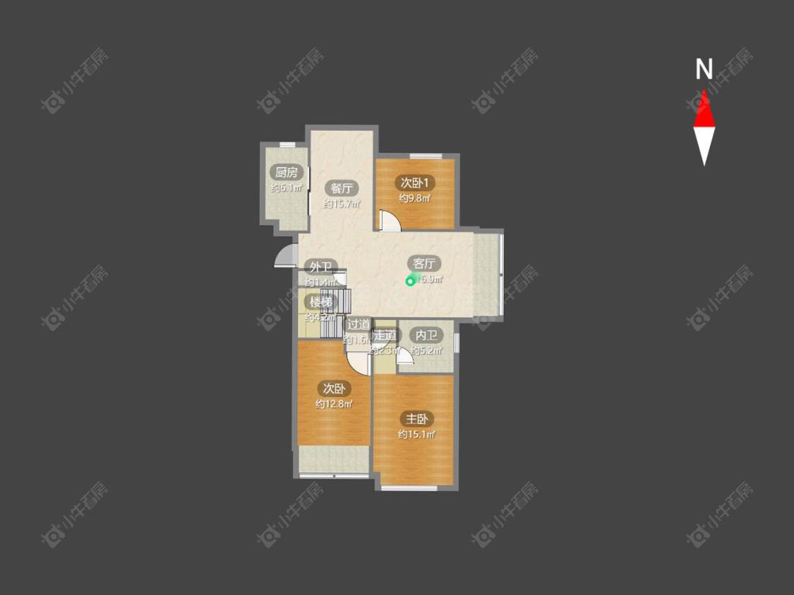 常州万水美兰城在售二手房源户型图_小牛看房