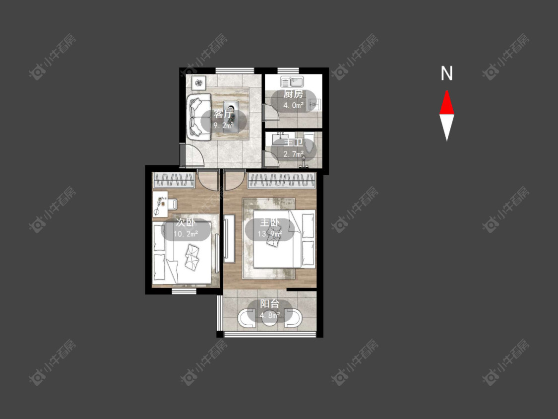 常州兰翔新村在售二手房源户型图_小牛看房