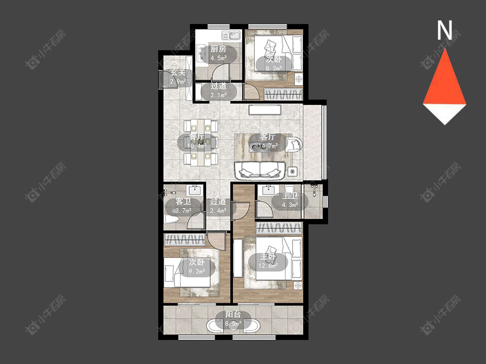 常州新城华宇悦隽公馆在售二手房源_小牛看房