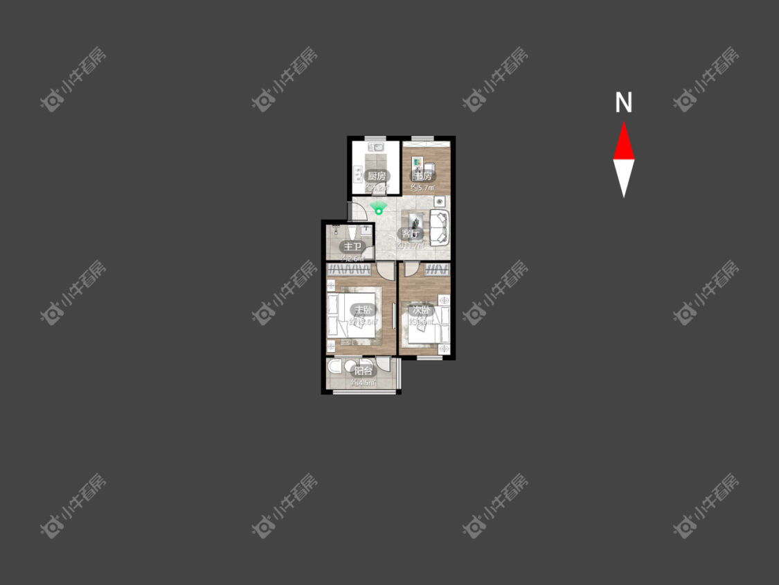 常州西上园租房_西上园2室2厅房源出租