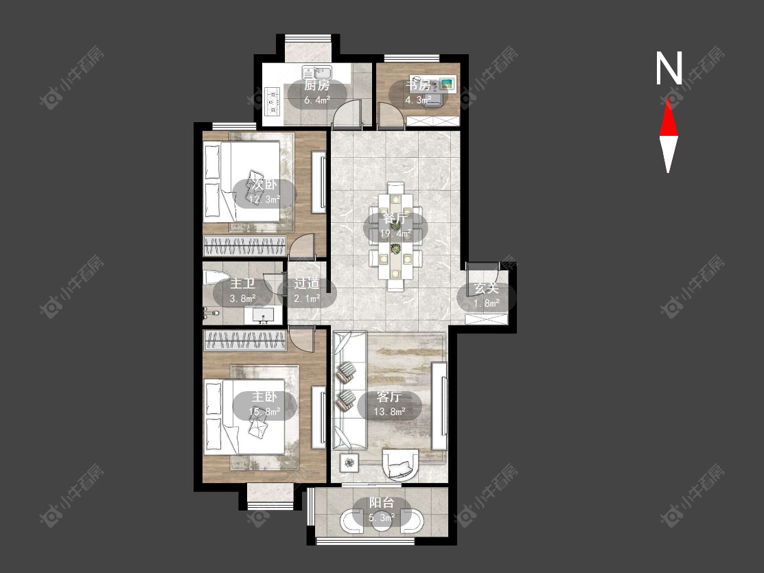 常州人民家园在售二手房源户型图_小牛看房