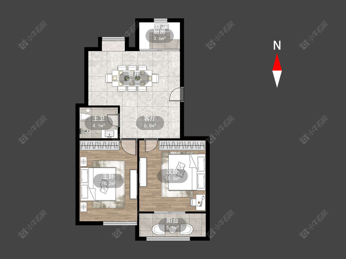 华山苑房源户型图 常州华山苑在售二手房源户型图_小牛看房