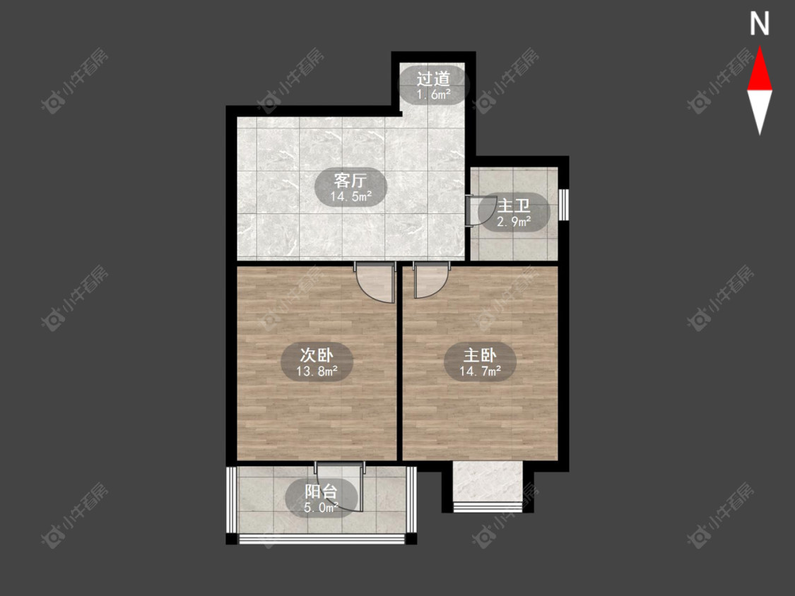 常州河景花园在售二手房源户型图_小牛看房