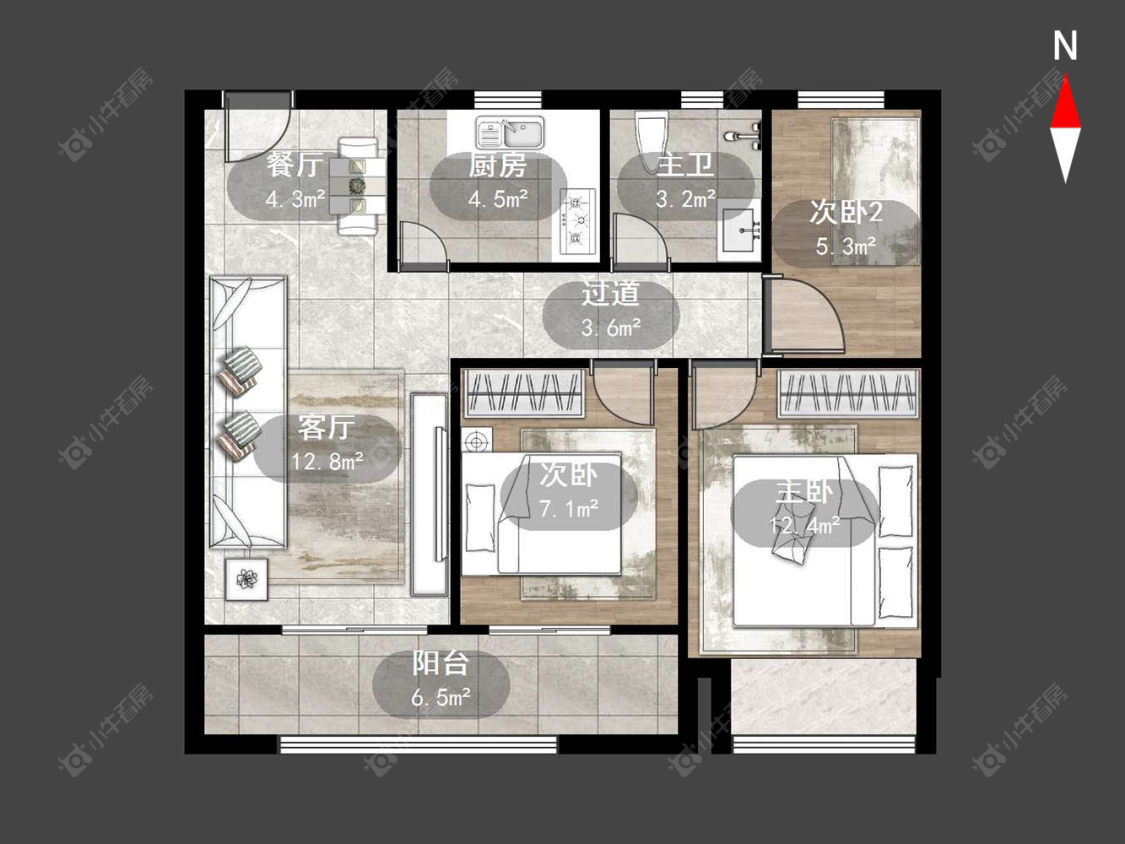 清云澜湾A区房源户型图 常州清云澜湾A区在售二手房源户型图_小牛看房
