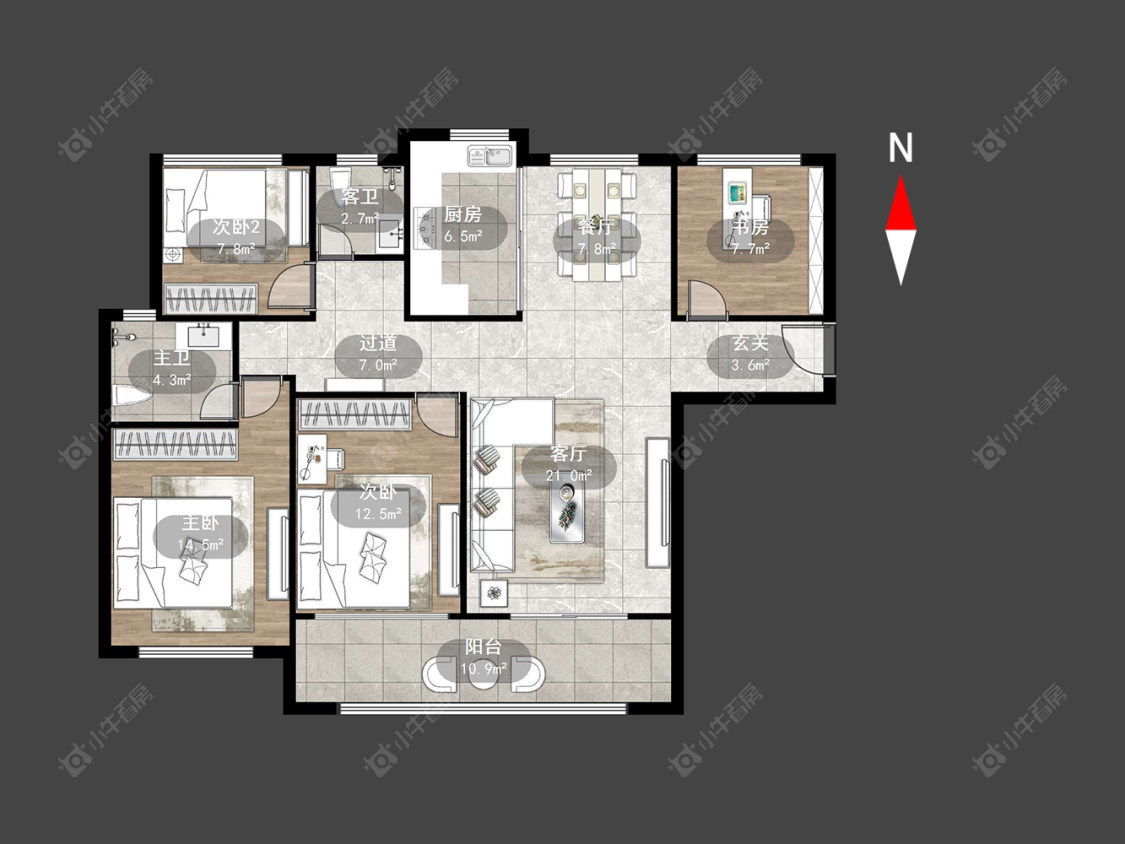 常州嘉禾尚郡在售二手房源户型图_小牛看房