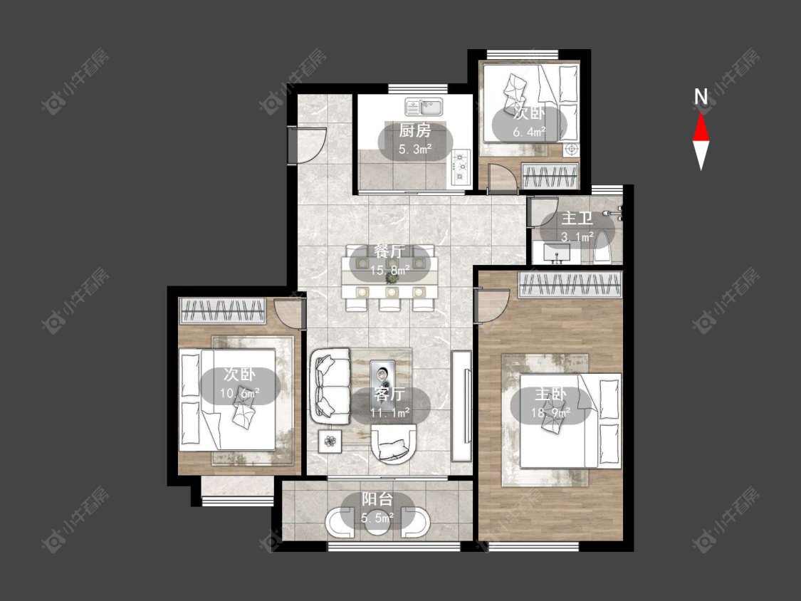 万科公园大道一期房源户型图 常州万科公园大道一期在售二手房源户型图_小牛看房