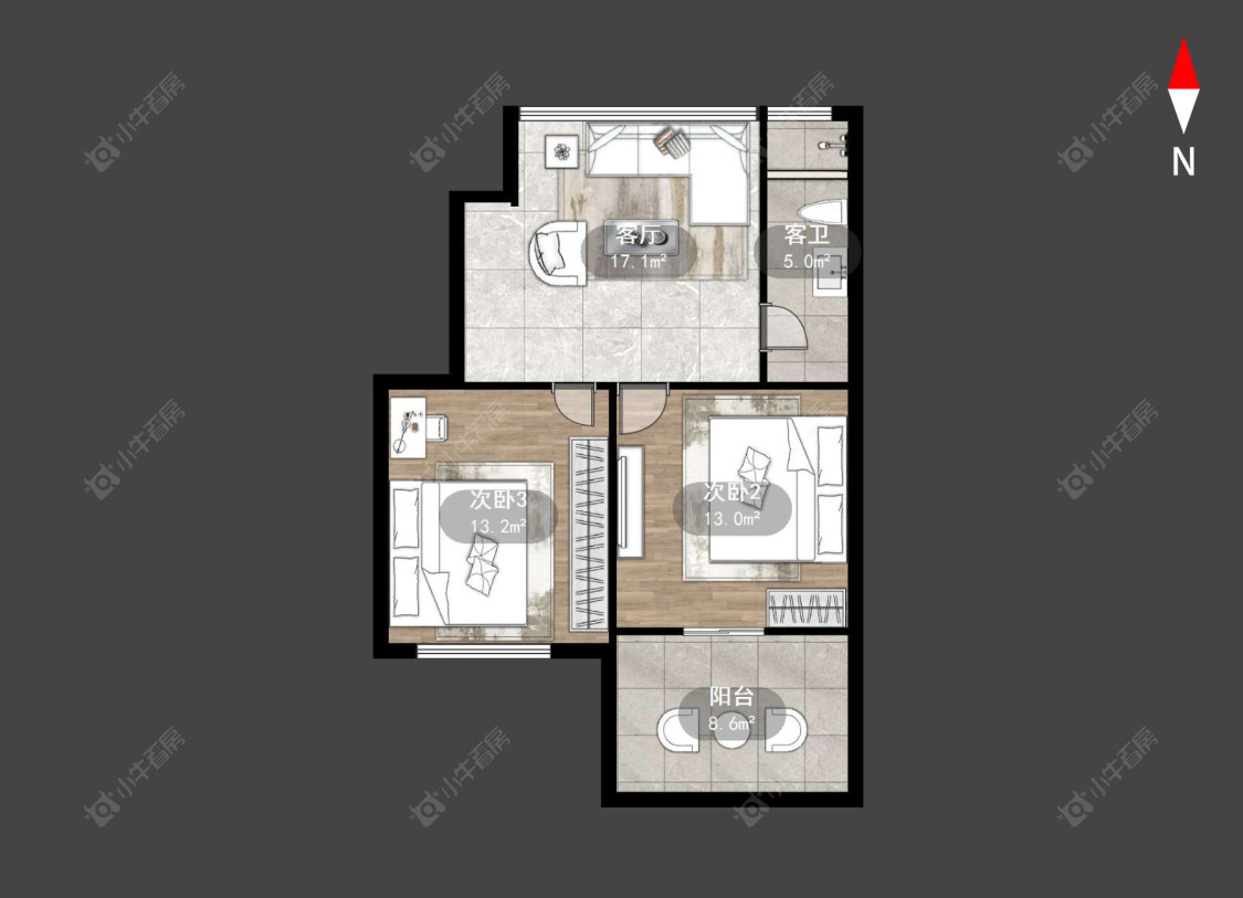 桃园路物资楼房源户型图 常州桃园路物资楼在售二手房源户型图_小牛看房