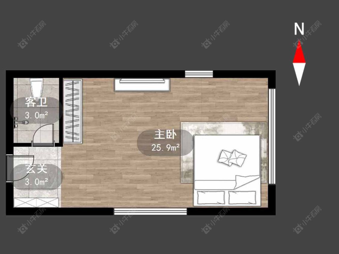 常州高力汽博城在售二手房源户型图_小牛看房