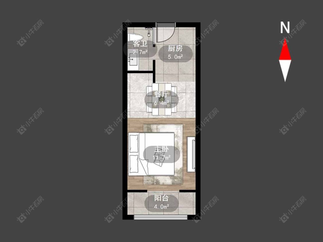 高力国际SOHO房源户型图 常州高力国际SOHO在售二手房源户型图_小牛看房