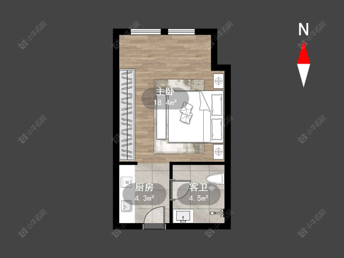 景荟凤凰公寓房源户型图 常州景荟凤凰公寓在售二手房源户型图_小牛看房