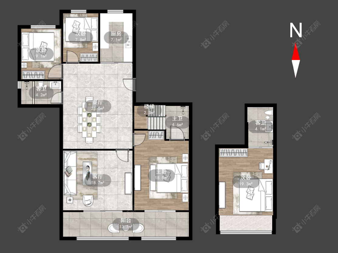 常州新城璞樾和山在售二手房源户型图_小牛看房