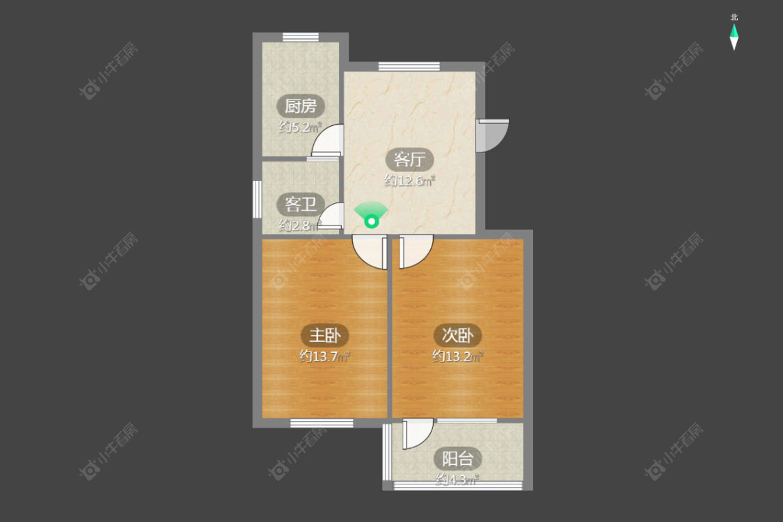 常州富强新村在售二手房源户型图_小牛看房