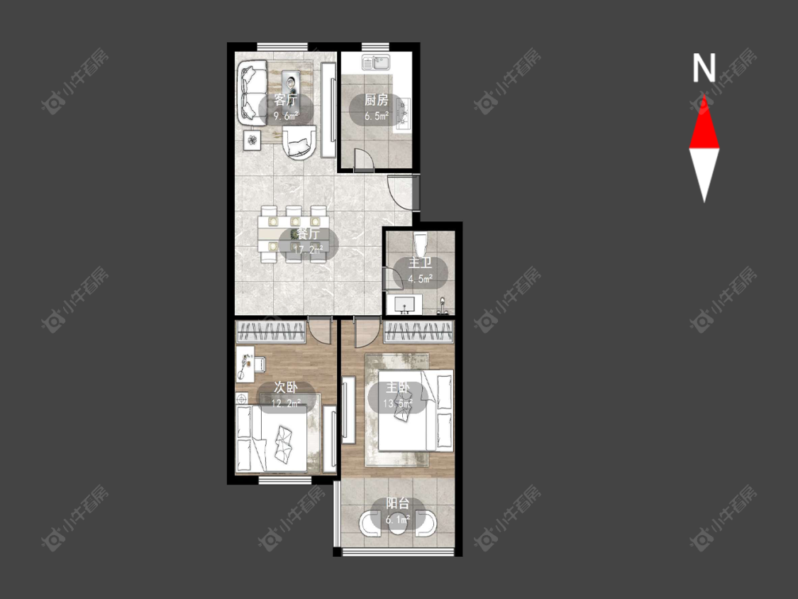 常州泰山一村在售二手房源户型图_小牛看房