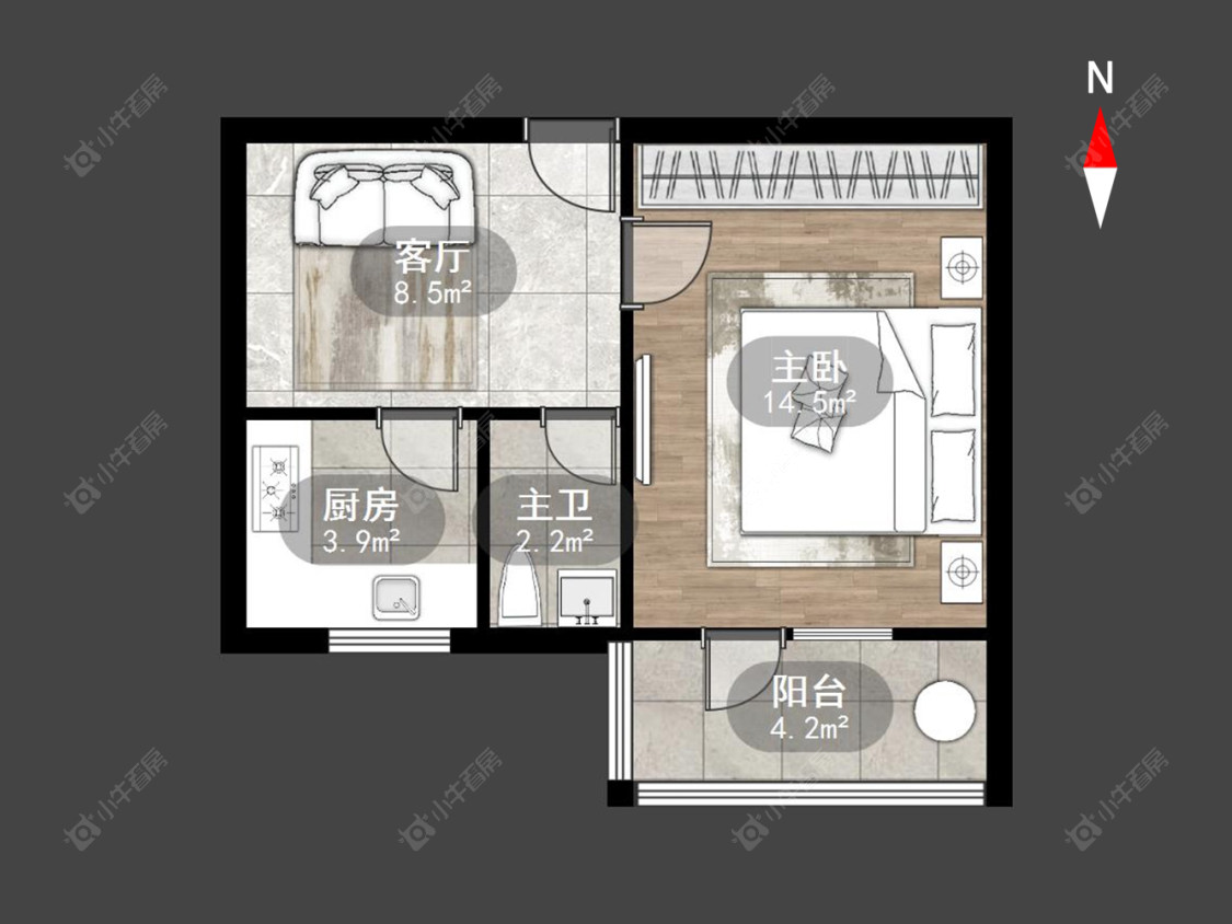 常州清潭新村在售二手房房源户型图_小牛看房