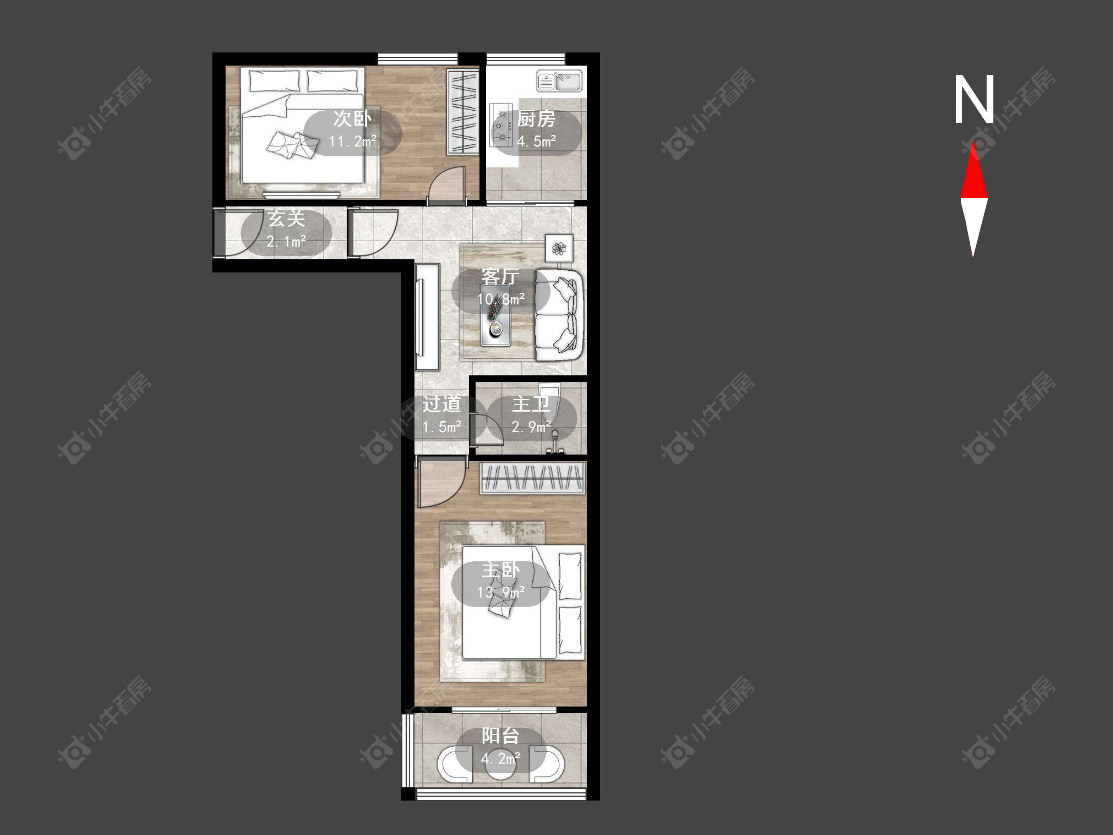 常州朝阳四村在售二手房源户型图_小牛看房