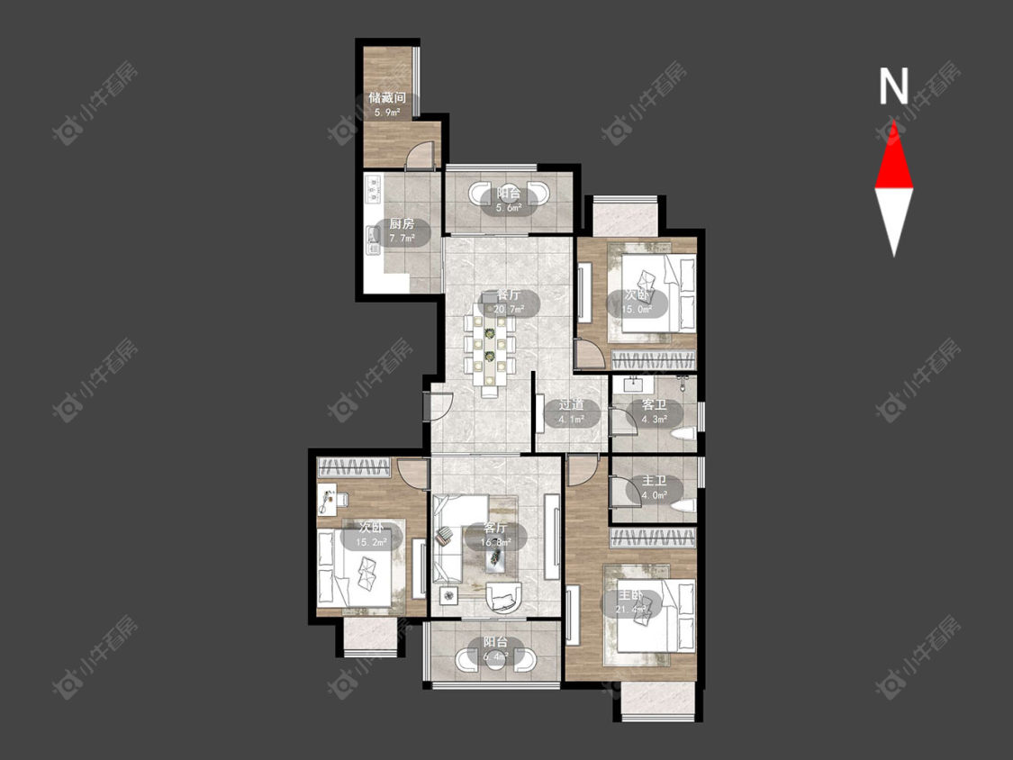 文渊居房源户型图 常州文渊居在售二手房源户型图_小牛看房