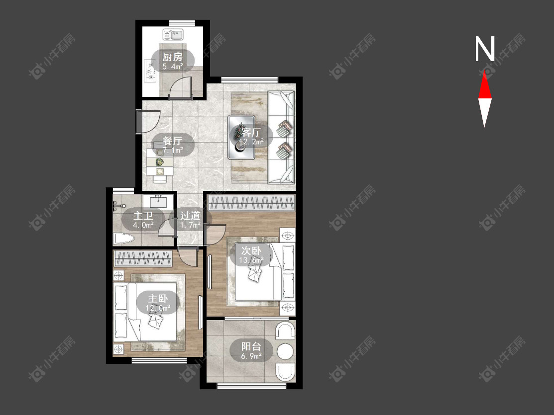 常州兰陵尚品花园在售二手房源户型图_小牛看房