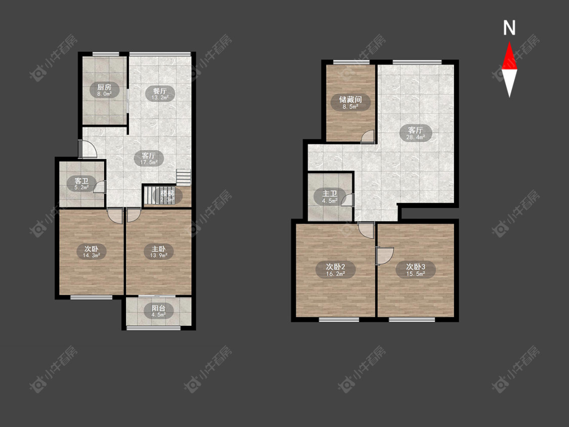 常州延陵东路在售二手房源户型图_小牛看房