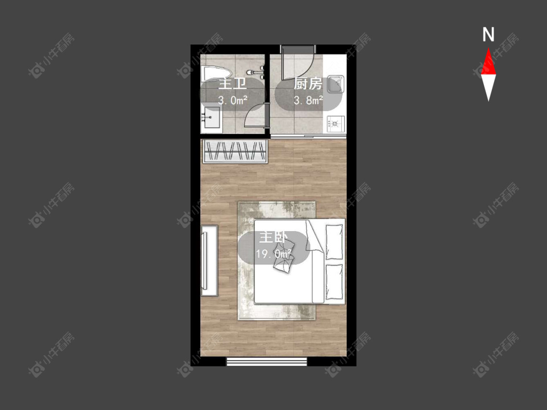 华润紫云府公寓房源户型图 常州华润紫云府公寓在售二手房源户型图_小牛看房