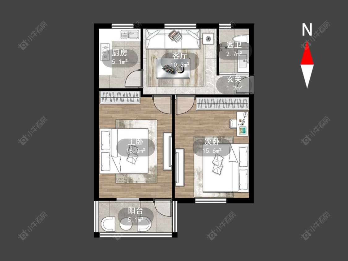 常州花园新村（钟楼）在售二手房源户型图_小牛看房