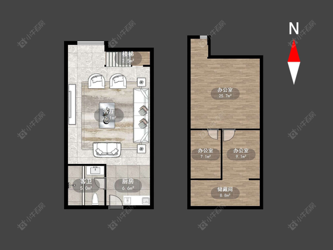 世茂广场房源户型图 常州世茂广场在售二手房源户型图_小牛看房