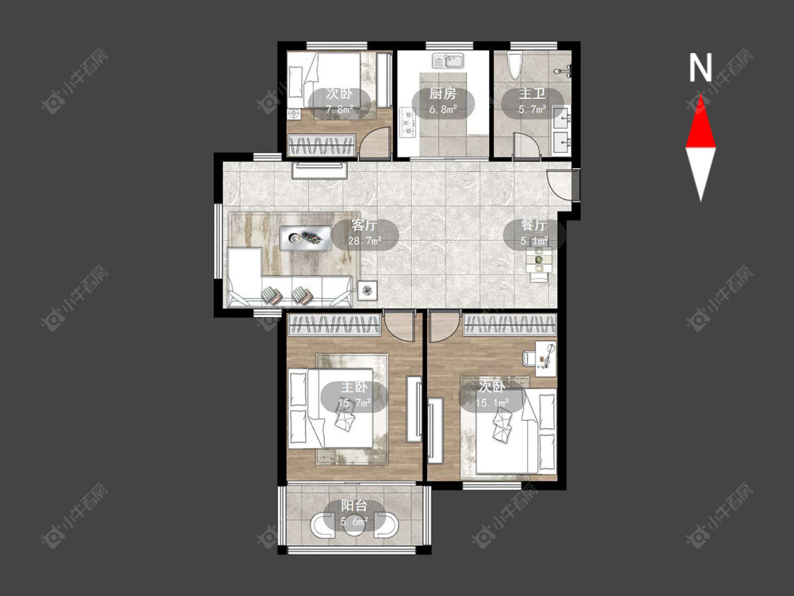 阳湖世纪苑南苑房源户型图 常州阳湖世纪苑南苑在售二手房源户型图_小牛看房