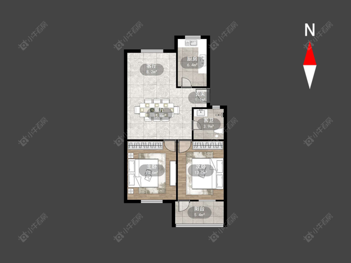 常州翠竹新村南区在售二手房房源户型图_小牛看房