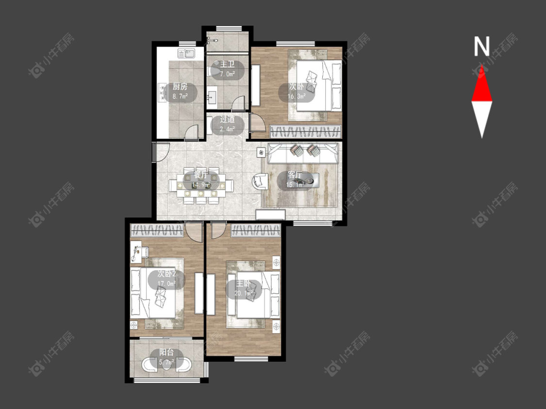 嘉顺花园房源户型图 常州嘉顺花园在售二手房源户型图_小牛看房