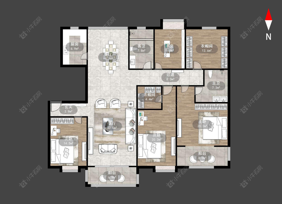 天顺御和苑房源户型图 常州天顺御和苑在售二手房源户型图_小牛看房
