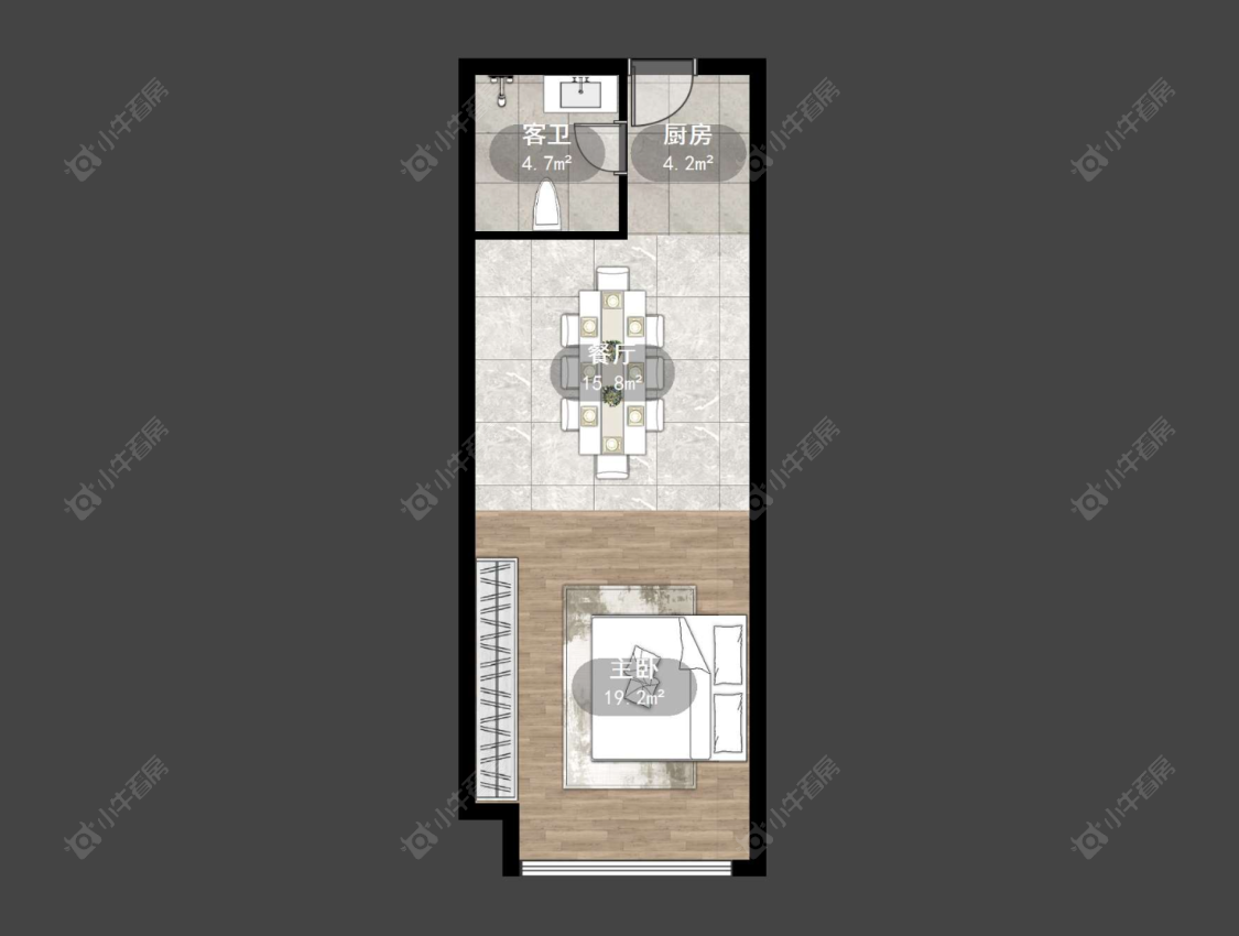 新龙江城市广场房源户型图 常州新龙江城市广场在售二手房源户型图_小牛看房
