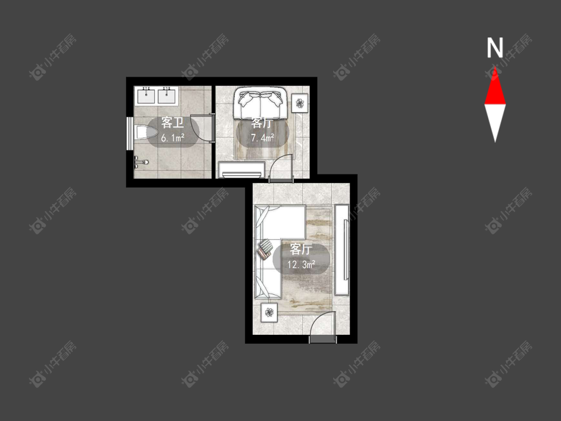 常州汇丰二村在售二手房源户型图_小牛看房