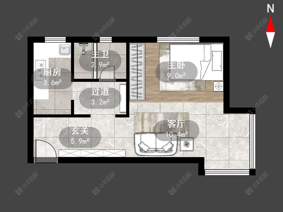 常州金色新城东区在售二手房源户型图_小牛看房