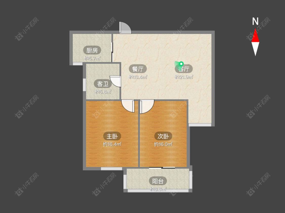 常州中央花园在售二手房源户型图_小牛看房