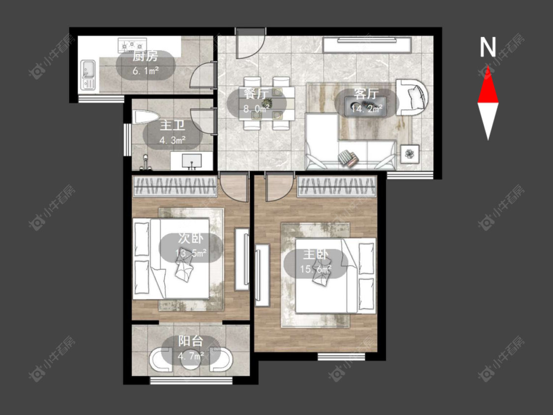 顺园八村三期房源户型图 常州顺园八村三期在售二手房源户型图_小牛看房