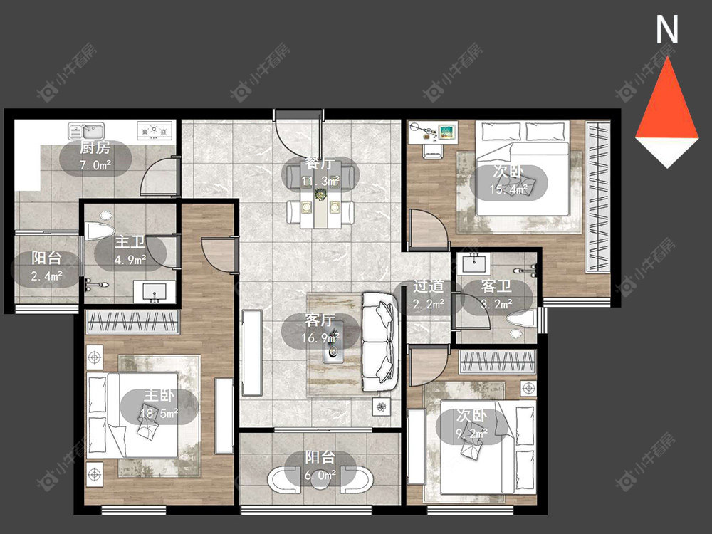常州弘建壹品在售二手房源_小牛看房