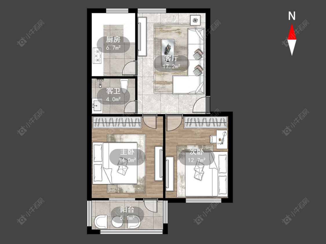 常州河苑东村在售二手房源户型图_小牛看房