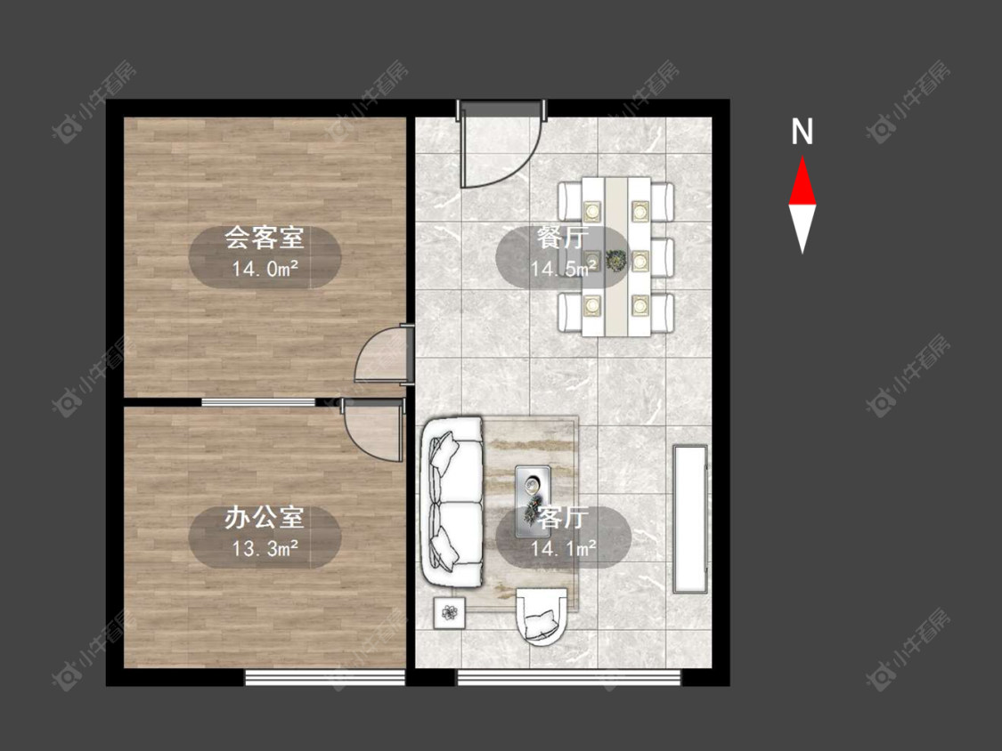 常州长江塑化城在售二手房房源户型图_小牛看房