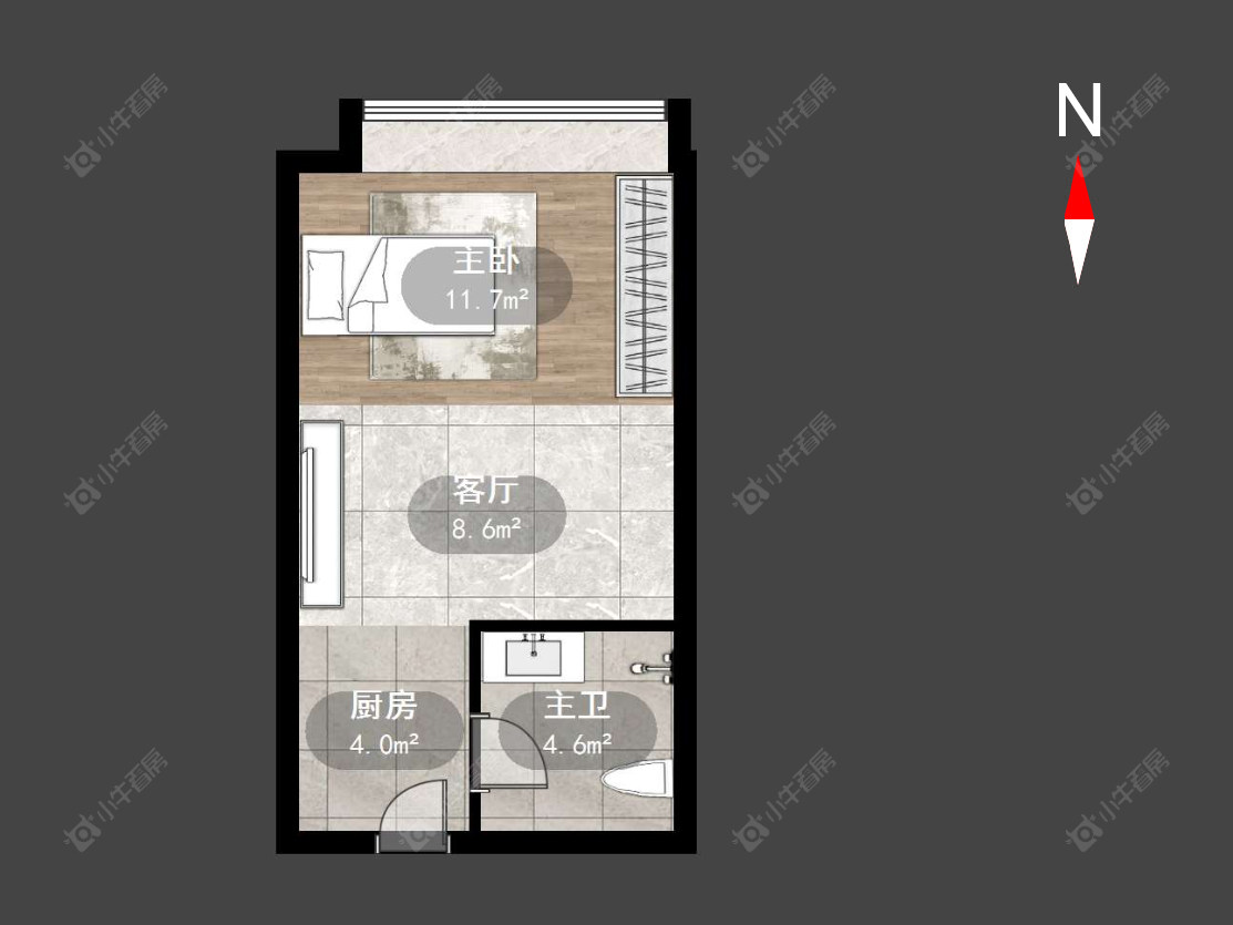 常州高成天鹅湖（公寓）在售二手房源户型图_小牛看房