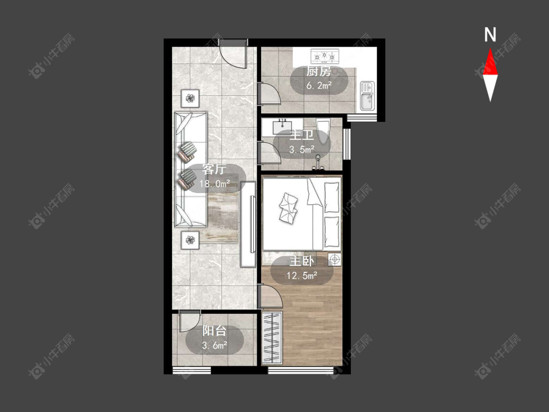 长宇棕榈湾房源户型图 常州长宇棕榈湾在售二手房源户型图_小牛看房