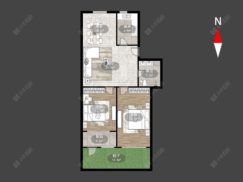 新城花苑东区房源户型图 常州新城花苑东区在售二手房源户型图_小牛看房