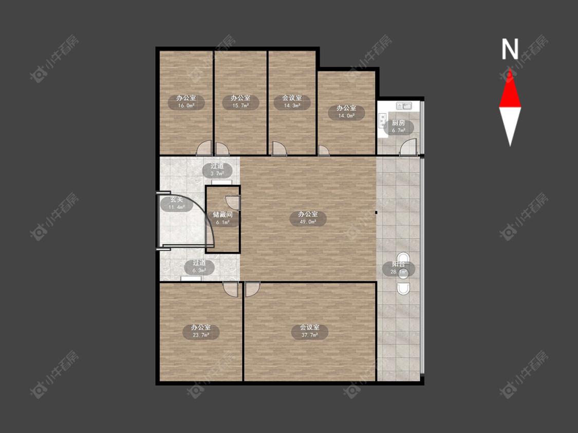 常州恒生科技园在售二手房源户型图_小牛看房