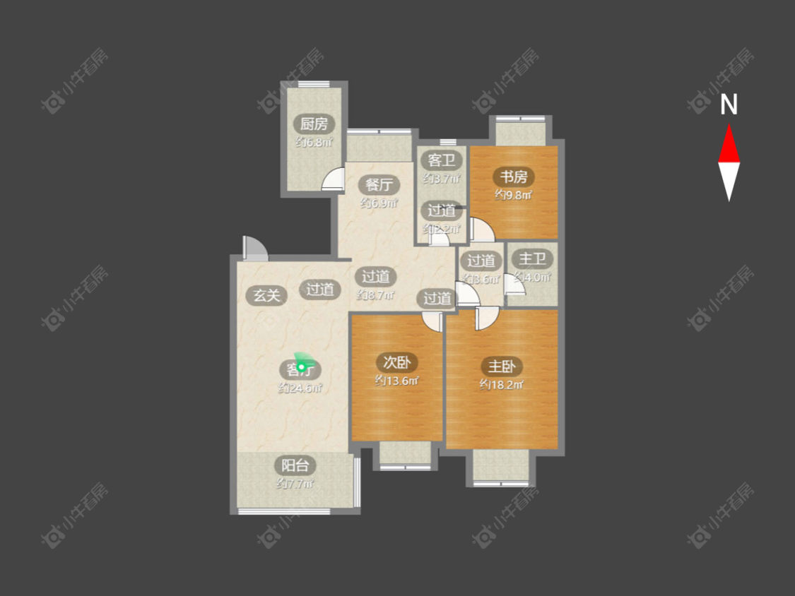 红梅假日花苑房源户型图 常州红梅假日花苑在售二手房源户型图_小牛看房