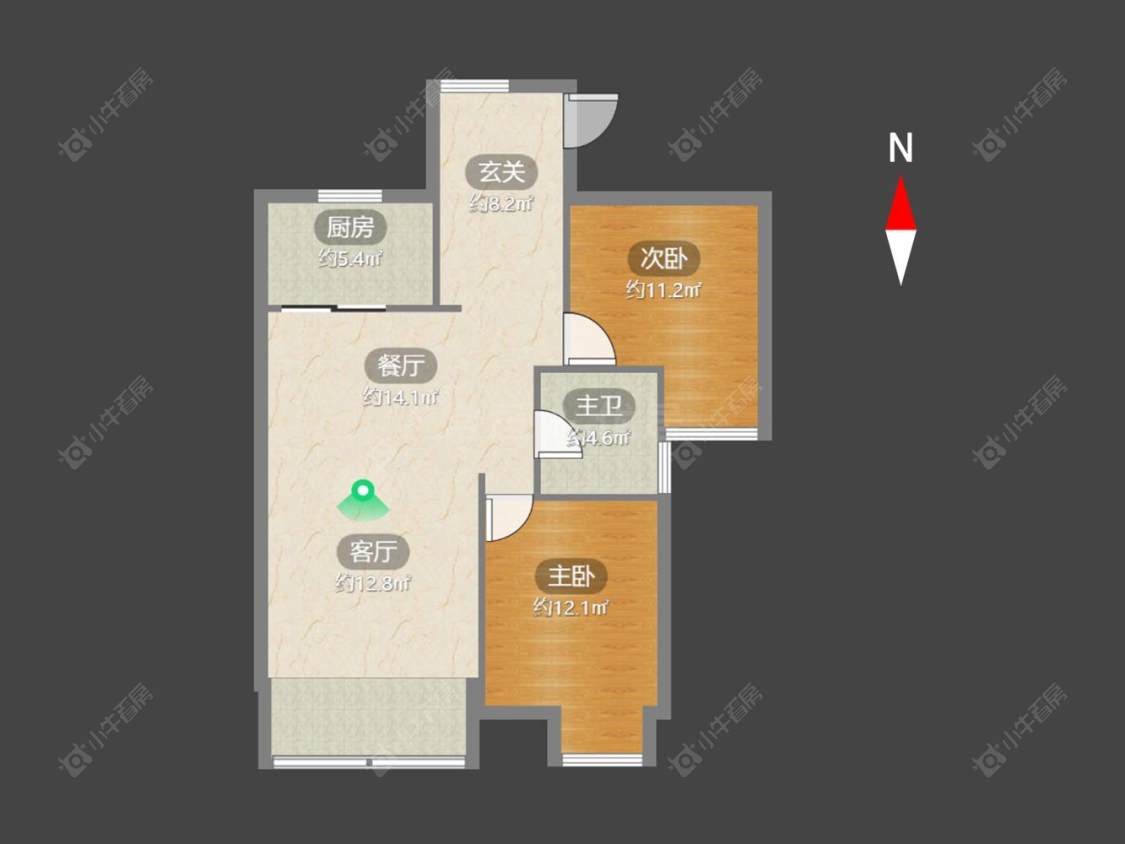 常州弘建壹品在售二手房源户型图_小牛看房